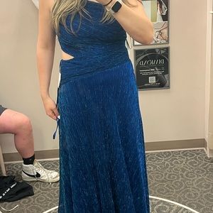 Royal Blue Prom dress.